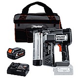 אקדח סיכות ומסמרים נטען Hunter 102102-003 18V - עם סוללה 5Ah ומטען 6.5A אקדח סיכות ומסמרים נטען Hunter 102102-003 18V - עם סוללה 5Ah ומטען 6.5A