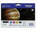 סט 4 ראשי דיו מקורי Brother LC1240 סט 4 ראשי דיו מקורי Brother LC1240