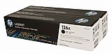 זוג טונרים שחור מקורי HP CE310AD 126A זוג טונרים שחור מקורי HP CE310AD 126A