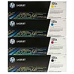 סט טונרים מקורי HP 131A CF210A CF211A CF212A CF213A סט טונרים מקורי HP 131A CF210A CF211A CF212A CF213A