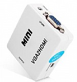 ממיר מ-VGA ל-HDMI כולל כבל AUX להעברת קול ממיר מ-VGA ל-HDMI כולל כבל AUX להעברת קול