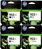 סט 4 ראשי דיו מקוריים HP 953XL סט 4 ראשי דיו מקוריים HP 953XL