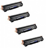 ארבעה טונרים תואמים HP 78A CE278A ארבעה טונרים תואמים HP 78A CE278A