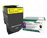 טונר צהוב מקורי Lexmark 71B50Y0 טונר צהוב מקורי Lexmark 71B50Y0