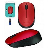 עכבר אלחוטי בצבע שחור - אדום Logitech M171 עכבר אלחוטי בצבע שחור - אדום Logitech M171