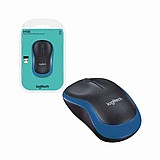 עכבר אלחוטי בצבע שחור - כחול Logitech M185 עכבר אלחוטי בצבע שחור - כחול Logitech M185