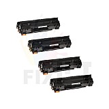 ארבעה טונרים תואמים HP CF283X ארבעה טונרים תואמים HP CF283X