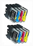 שני סטים תואמים Brother LC985 שני סטים תואמים Brother LC985