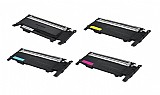 סט 4 טונרים תואמים Samsung CLT404S סט 4 טונרים תואמים Samsung CLT404S