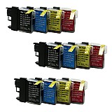 שלושה סטים תואמים Brother LC980 שלושה סטים תואמים Brother LC980