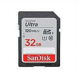 כרטיס זיכרון Sandisk Ultra 32GB 120Mb/s SDSDUN4-032G-GN6IN כרטיס זיכרון Sandisk Ultra 32GB 120Mb/s SDSDUN4-032G-GN6IN