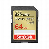 כרטיס זיכרון Sandisk Extreme 64GB 170Mb/s SDSDXVE-064G כרטיס זיכרון Sandisk Extreme 64GB 170Mb/s SDSDXVE-064G