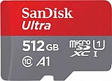 כרטיס זיכרון Sandisk Ultra 512GB 150MB/s Micro SD SDSQUAC-512G-GN6MN כרטיס זיכרון Sandisk Ultra 512GB 150MB/s Micro SD SDSQUAC-512G-GN6MN