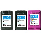 חבילת חסכון שני שחורים + צבעוני תואמים HP 123XL חבילת חסכון שני שחורים + צבעוני תואמים HP 123XL