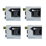 סט 4 ראשי דיו שחורים תואמים Brother LC1000 סט 4 ראשי דיו שחורים תואמים Brother LC1000