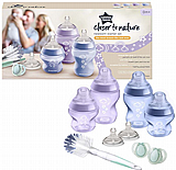 סט בקבוקי האכלה לניובורן Closer To Nature - סגולה - מבית Tommee Tippee סט בקבוקי האכלה לניובורן Closer To Nature - סגולה - מבית Tommee Tippee
