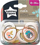 זוג מוצצים 18-36 חודשים Moda - חום כתום אפרסק - מבית Tommee Tippee זוג מוצצים 18-36 חודשים Moda - חום כתום אפרסק - מבית Tommee Tippee