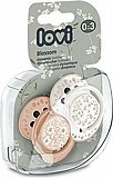 זוג מוצצי סיליקון מהדורת Spring Blossom מבית Lovi - שנהב (0-3 חודשים) זוג מוצצי סיליקון מהדורת Spring Blossom מבית Lovi - שנהב (0-3 חודשים)