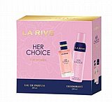 סט לאישה La Rive Her Choice 100 ml + 150 ml בושם + דאודורנט סט לאישה La Rive Her Choice 100 ml + 150 ml בושם + דאודורנט