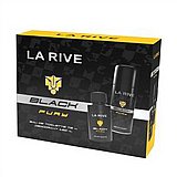 סט לגבר La Rive Black Fury 75 ml + 150 ml בושם + דאודורנט סט לגבר La Rive Black Fury 75 ml + 150 ml בושם + דאודורנט