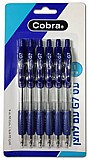 סט 6 עטים כדוריים כחולים עם לחצן G7 - מבית Cobra סט 6 עטים כדוריים כחולים עם לחצן G7 - מבית Cobra
