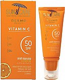סאן אנד קאר קרם להגנה לפנים Dermo Protect מועשר בויטמין C SPF50 UVA - נפח 60 מ"ל סאן אנד קאר קרם להגנה לפנים Dermo Protect מועשר בויטמין C SPF50 UVA - נפח 60 מ"ל