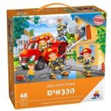 פאזל רצפה ענק הכבאים 48 חלקים פאזל רצפה ענק הכבאים 48 חלקים