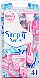 סכיני גילוח חד פעמי לנשים Gillette Venus Simply שלושה להבים - 4 סכינים סכיני גילוח חד פעמי לנשים Gillette Venus Simply שלושה להבים - 4 סכינים