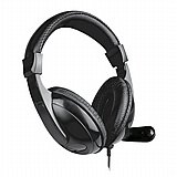 אוזניות חוטיות Silver Line HS-077V שחור אוזניות חוטיות Silver Line HS-077V שחור