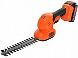 גוזם שיחים נטען כולל סוללת 2.0Ah ומטען Black+Decker BCSS18D1-QW 18V גוזם שיחים נטען כולל סוללת 2.0Ah ומטען Black+Decker BCSS18D1-QW 18V