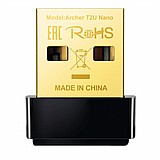 כרטיס רשת אלחוטי TP-Link AC600 ARCHER T2U Nano כרטיס רשת אלחוטי TP-Link AC600 ARCHER T2U Nano