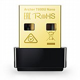 מתאם רשת אלחוטי TP-Link AC600 Wi Fi 5 Archer T600U Nano Wireless מתאם רשת אלחוטי TP-Link AC600 Wi Fi 5 Archer T600U Nano Wireless