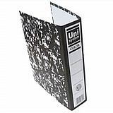 קלסר משרדי UNI פוליו שחור/לבן 8 ס"מ קלסר משרדי UNI פוליו שחור/לבן 8 ס"מ