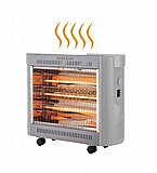 תנור חימום קוורץ Portable radiant heater Gold Line ATL-3250 2700W - בצבע לבן תנור חימום קוורץ Portable radiant heater Gold Line ATL-3250 2700W - בצבע לבן