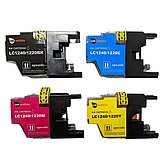 סט 4 ראשי דיו תואמים Brother LC1220 סט 4 ראשי דיו תואמים Brother LC1220