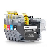 סט 4 ראשי דיו תואמים Brother LC3213 סט 4 ראשי דיו תואמים Brother LC3213