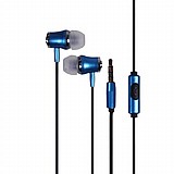 אוזניות In Ear חוטיות Silver Line FDH-105 בצבע כחול כהה אוזניות In Ear חוטיות Silver Line FDH-105 בצבע כחול כהה