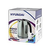 קומקום נירוסטה Hyundai HYK-1736 2000W 1.7L - בצבע כסף קומקום נירוסטה Hyundai HYK-1736 2000W 1.7L - בצבע כסף
