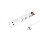רב שקע 3 שקעים Gold Line MP-311+2 רב שקע 3 שקעים Gold Line MP-311+2