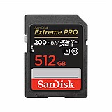 כרטיס זיכרון Sandisk Extreme Pro 512GB SDXC 200Mb/s SDSDXXD-512G-GN4IN כרטיס זיכרון Sandisk Extreme Pro 512GB SDXC 200Mb/s SDSDXXD-512G-GN4IN
