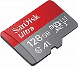 כרטיס זיכרון Sandisk Ultra 128GB Micro SD 140Mb/s SDSQUAB-128G-GN6MN כרטיס זיכרון Sandisk Ultra 128GB Micro SD 140Mb/s SDSQUAB-128G-GN6MN