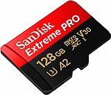 כרטיס זיכרון Sandisk Extreme Pro 128GB Micro SD UHS 200Mb/s SDSQXCD-128G-GN6MA כרטיס זיכרון Sandisk Extreme Pro 128GB Micro SD UHS 200Mb/s SDSQXCD-128G-GN6MA
