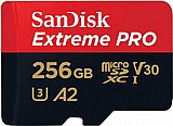 כרטיס זיכרון Sandisk Extreme Pro 256GB Micro SD UHS 200Mb/s SDSQXCD-256G-GN6MA כרטיס זיכרון Sandisk Extreme Pro 256GB Micro SD UHS 200Mb/s SDSQXCD-256G-GN6MA