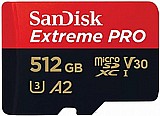 כרטיס זיכרון Sandisk Extreme Pro 512GB Micro SD UHS 200Mb/s SDSQXCD-512G-GN6MA כרטיס זיכרון Sandisk Extreme Pro 512GB Micro SD UHS 200Mb/s SDSQXCD-512G-GN6MA