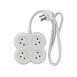 רב שקע 4 שקעים Semicom SW-MS45-1M באורך 1 מטר רב שקע 4 שקעים Semicom SW-MS45-1M באורך 1 מטר
